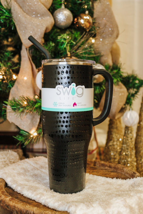 Black Dotted 32oz SWIG Tumbler – Dales Clothing Inc