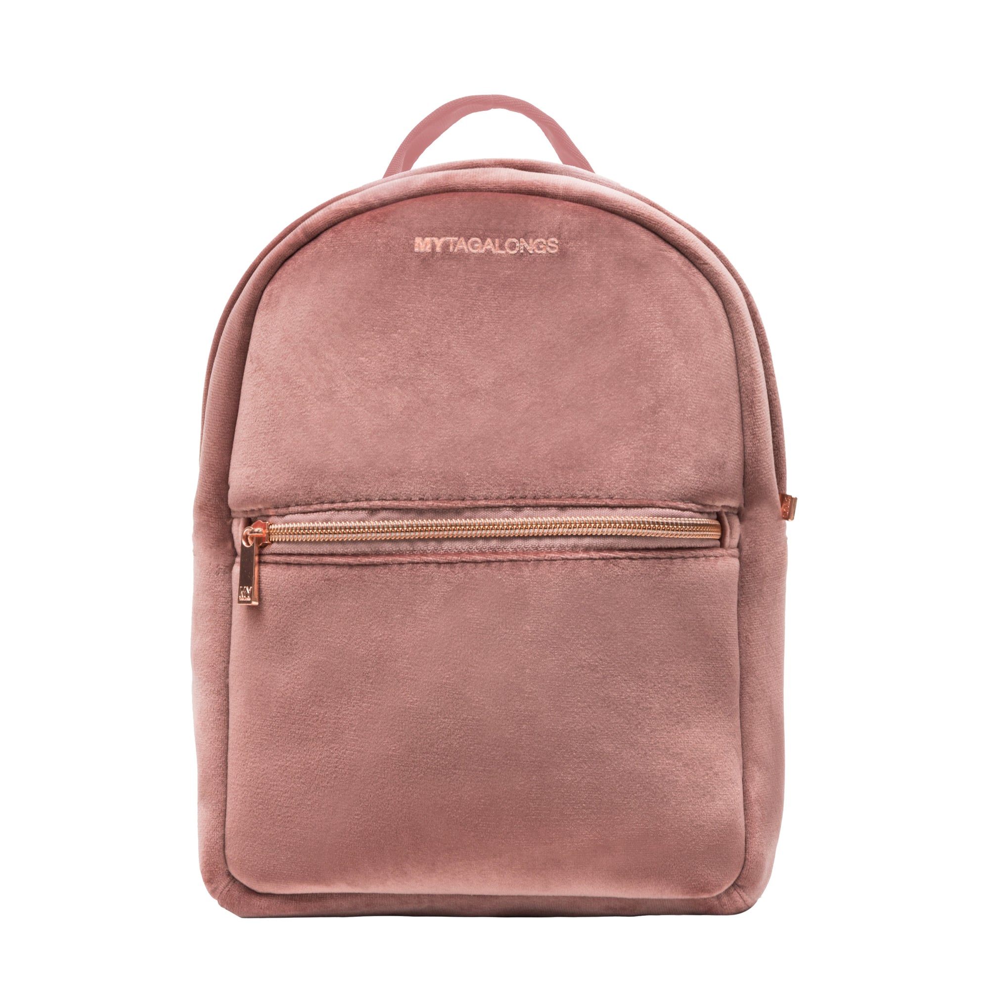 velour mini backpack