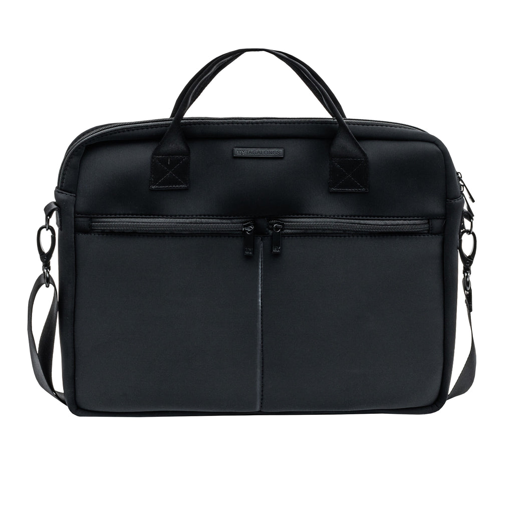 LAPTOP BAG - EVERLEIGH ONYX – MYTAGALONGS