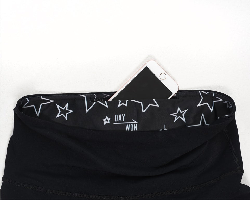 Star Print 3/4 Legging