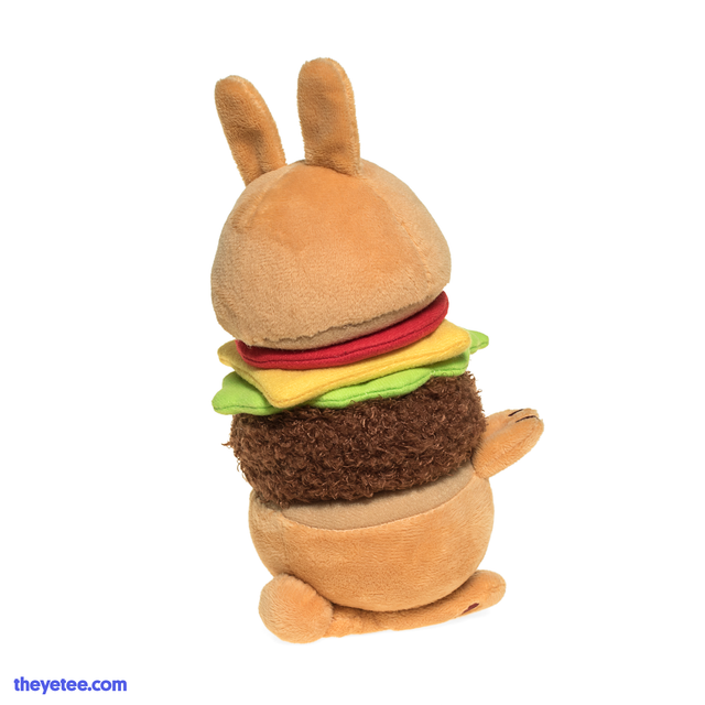 burger cat plush