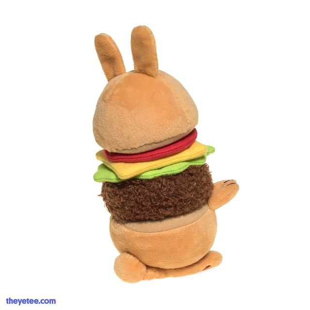 hamburger cat plush