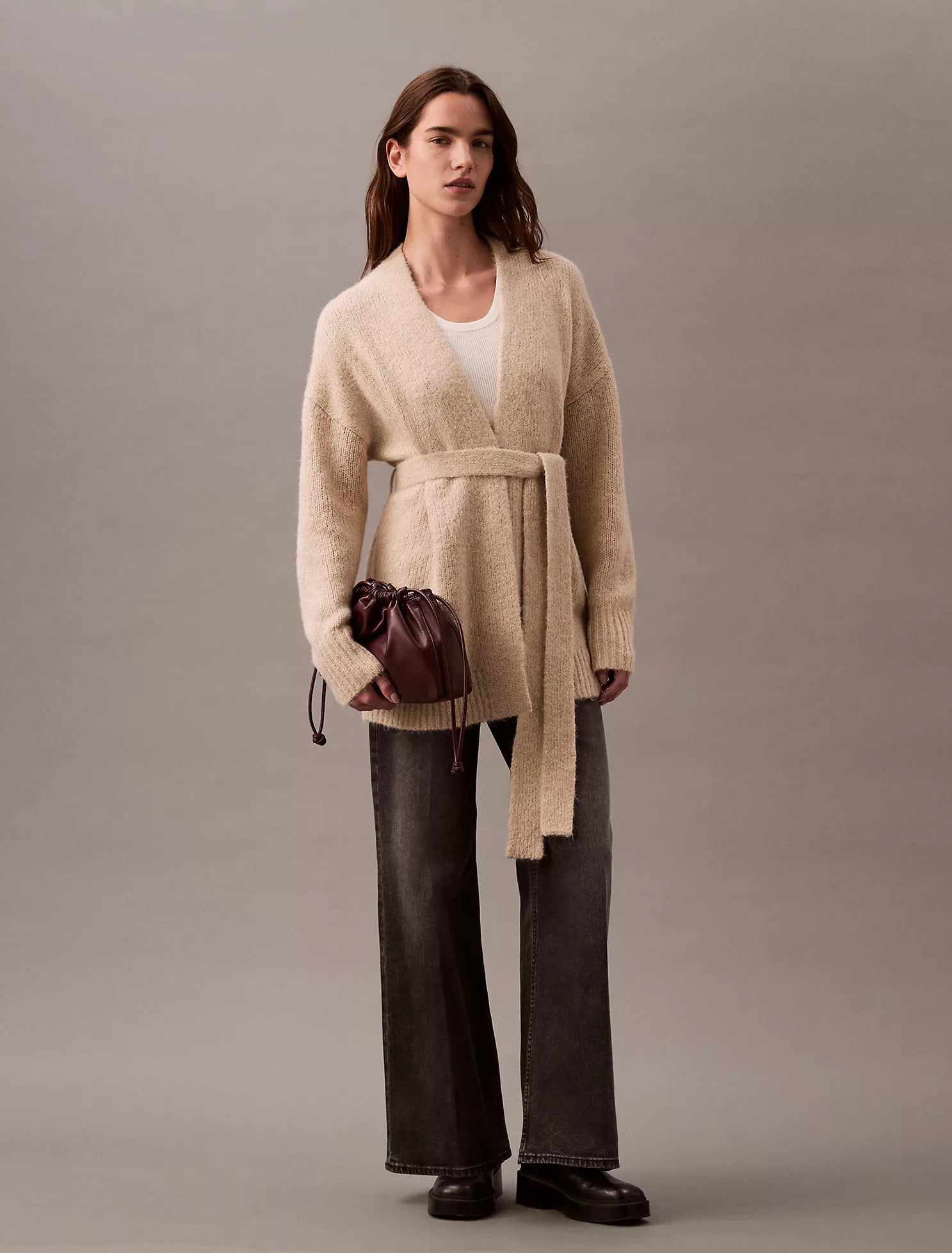 Wrap cardigan by Calvin Klein