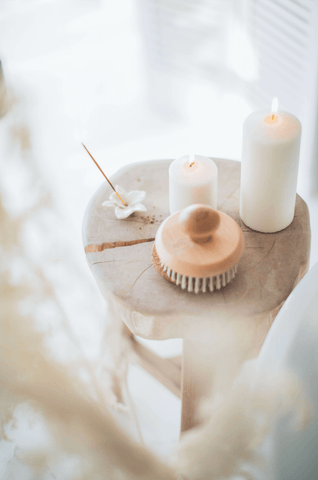 make your home feel like a spa by lighting candles