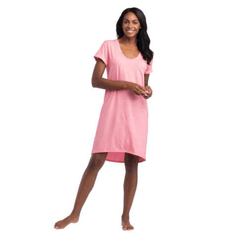 Softies Cali Scoop Neck Night Shirt - Women's Summer Sleepwear