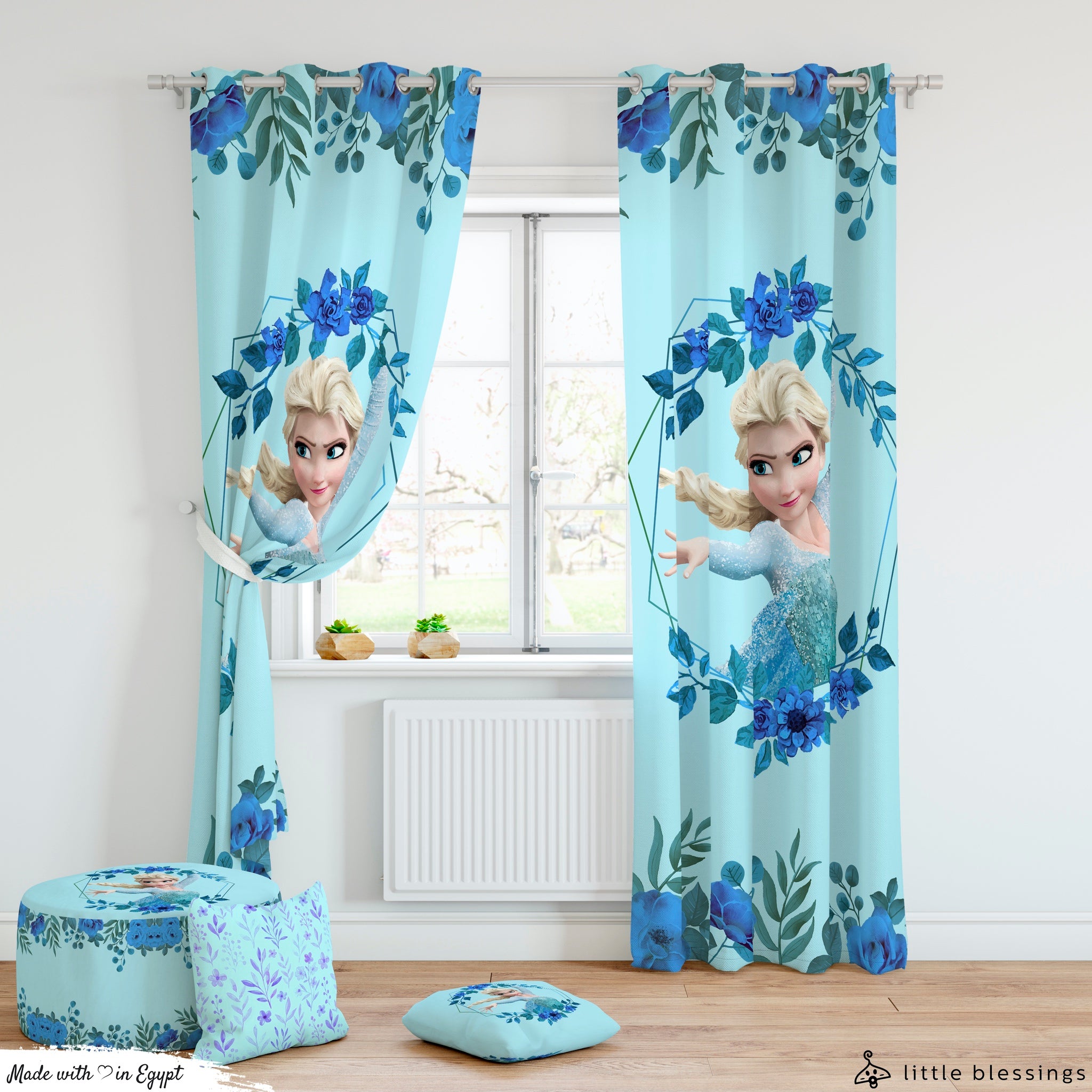 Disney Princess Elsa Curtain Little Blessings