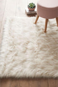 Rectangle Fur Carpet