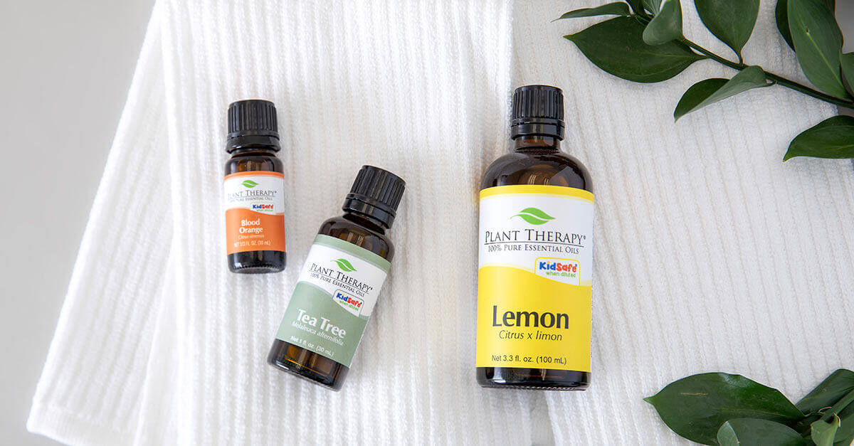 Lemon, Tea Tree and Orange essential oils