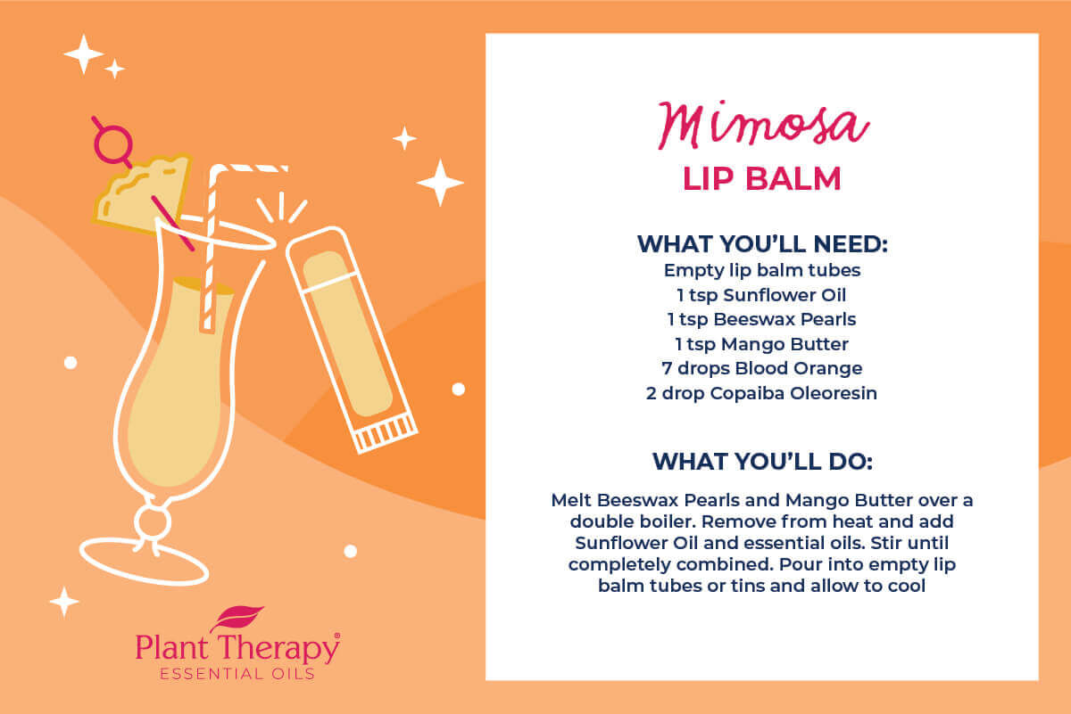 Mimosa Lip Balm DIY instructions