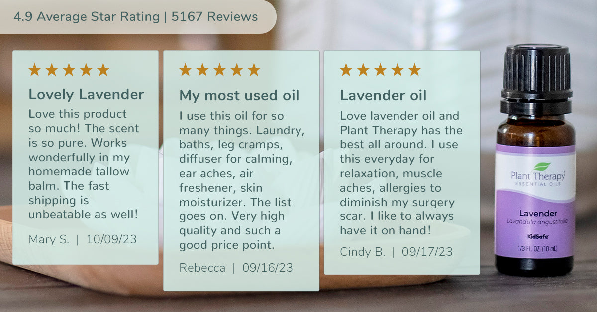 Lavender Essential Oil with 5-star reviews
