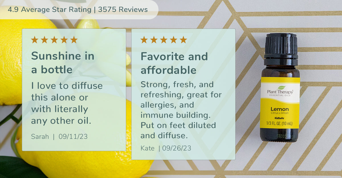 Lemon Essential Oil with 5-star reviews