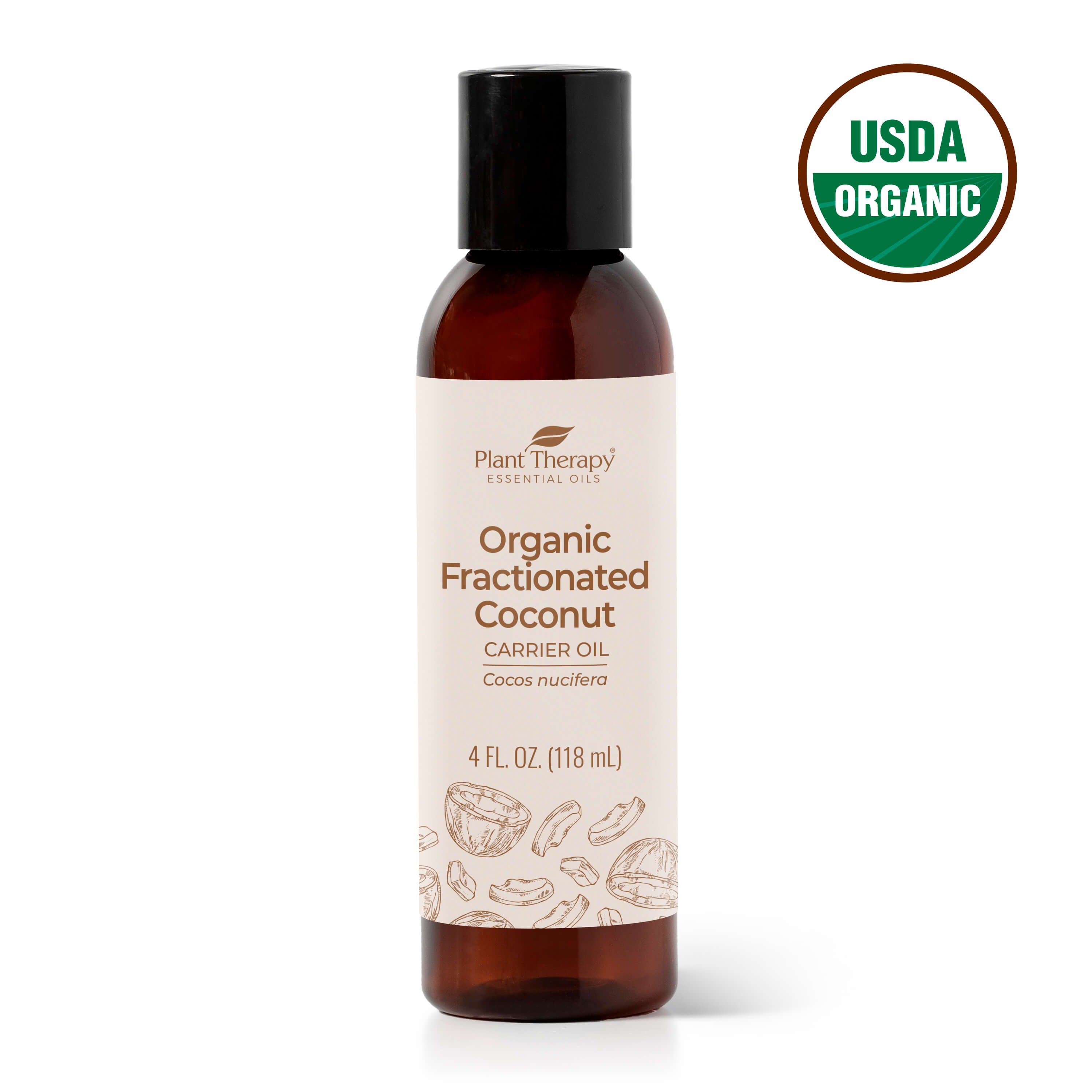 Image of Organic Fractionated Coconut Carrier Oil