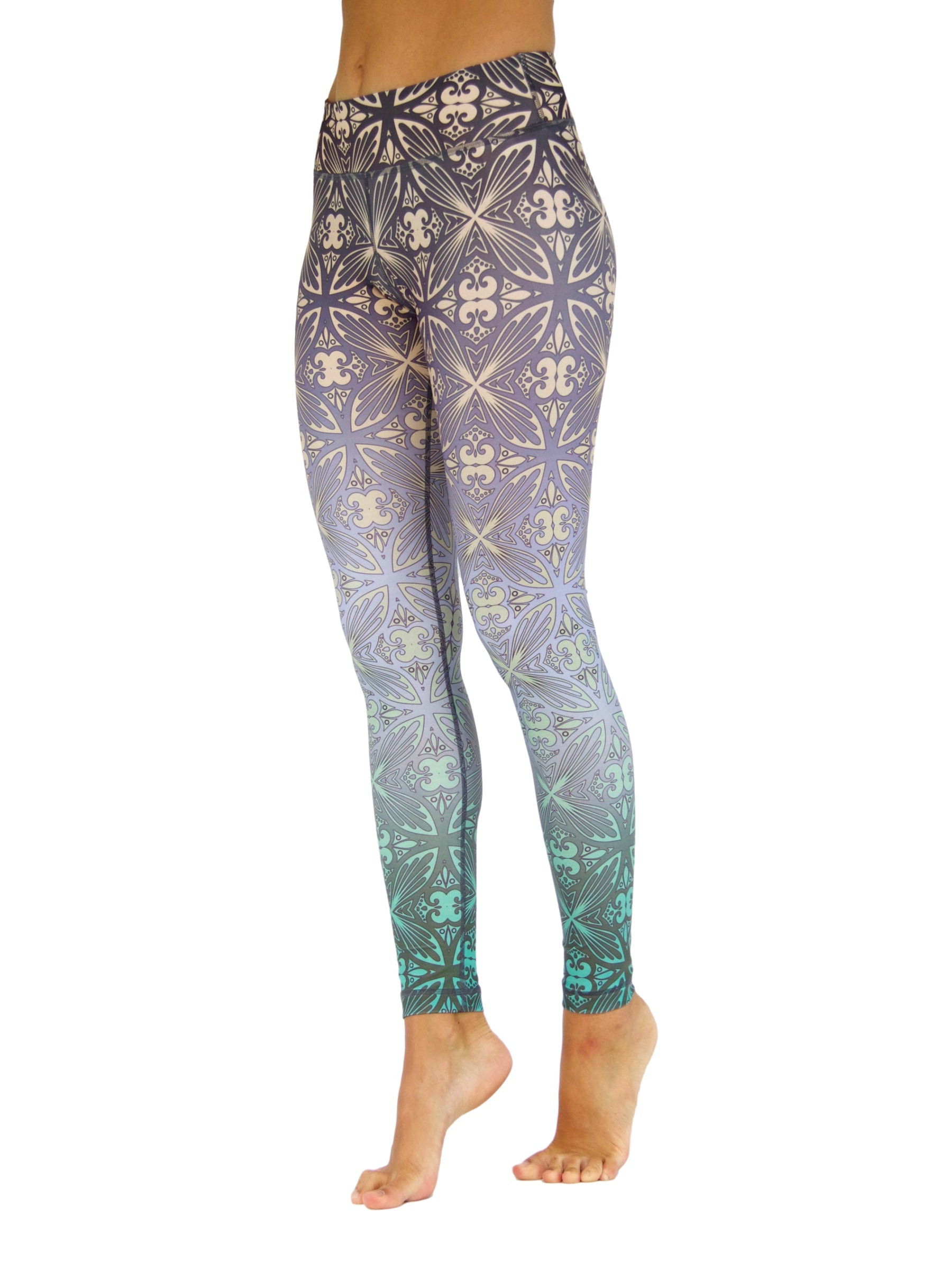 Tahitian Days Leggings - Express Your Artistic Side with Yoga Pants ...