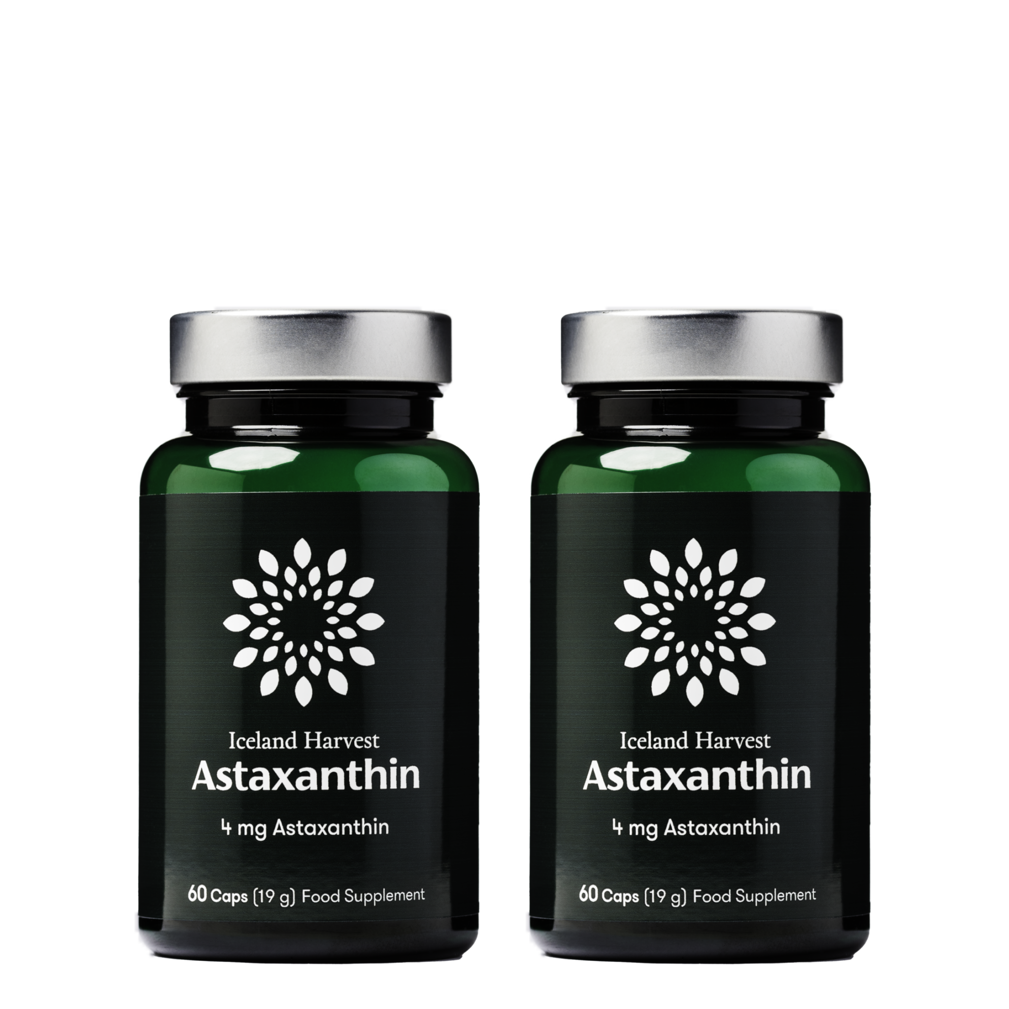 2 Pack of Algalif Iceland Harvest Astaxanthin, 4 mg, 60 ct