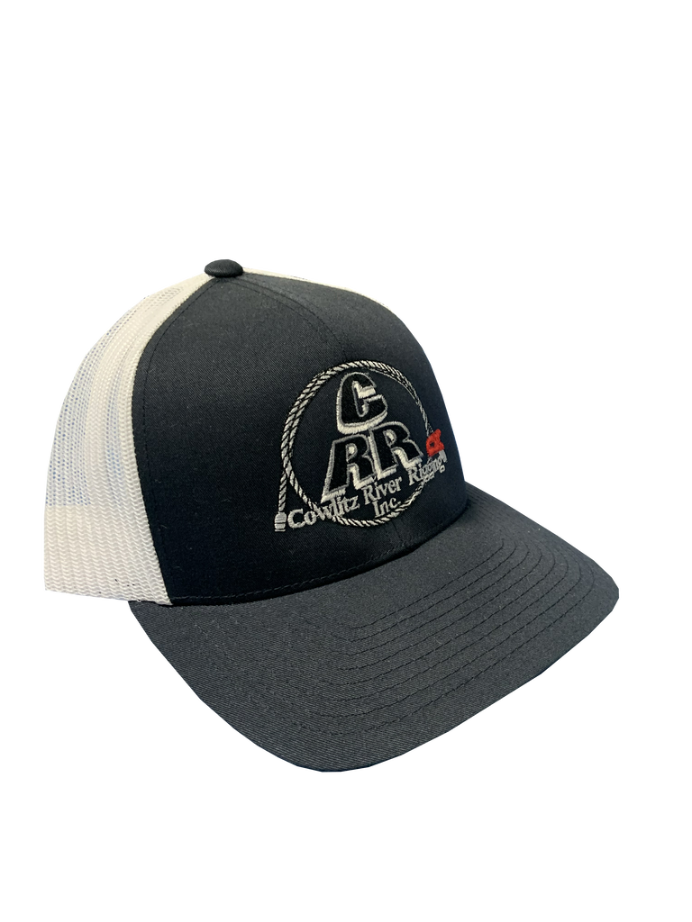Navy & White CRR Logo Hats – Cowlitz River Rigging