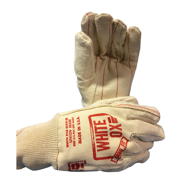 north star white ox gloves