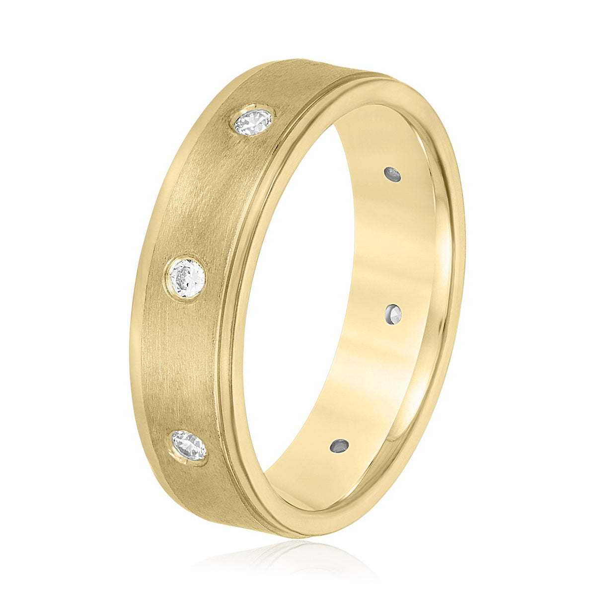 Geoffrey's Diamonds - Where the Bay Gets Engaged. 14K Yellow Gold Men's ...