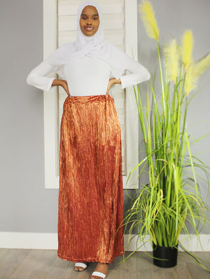 a line maxi skirt