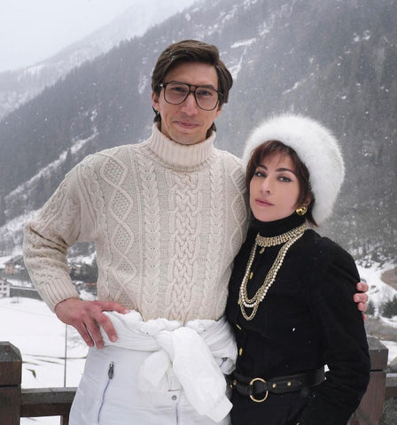 Maurizio Gucci Sweater House of Gucci image credit Instagram @ladygaga