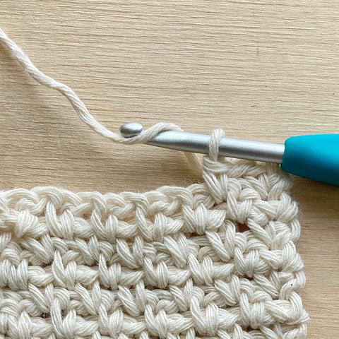 How to crochet moss stitch