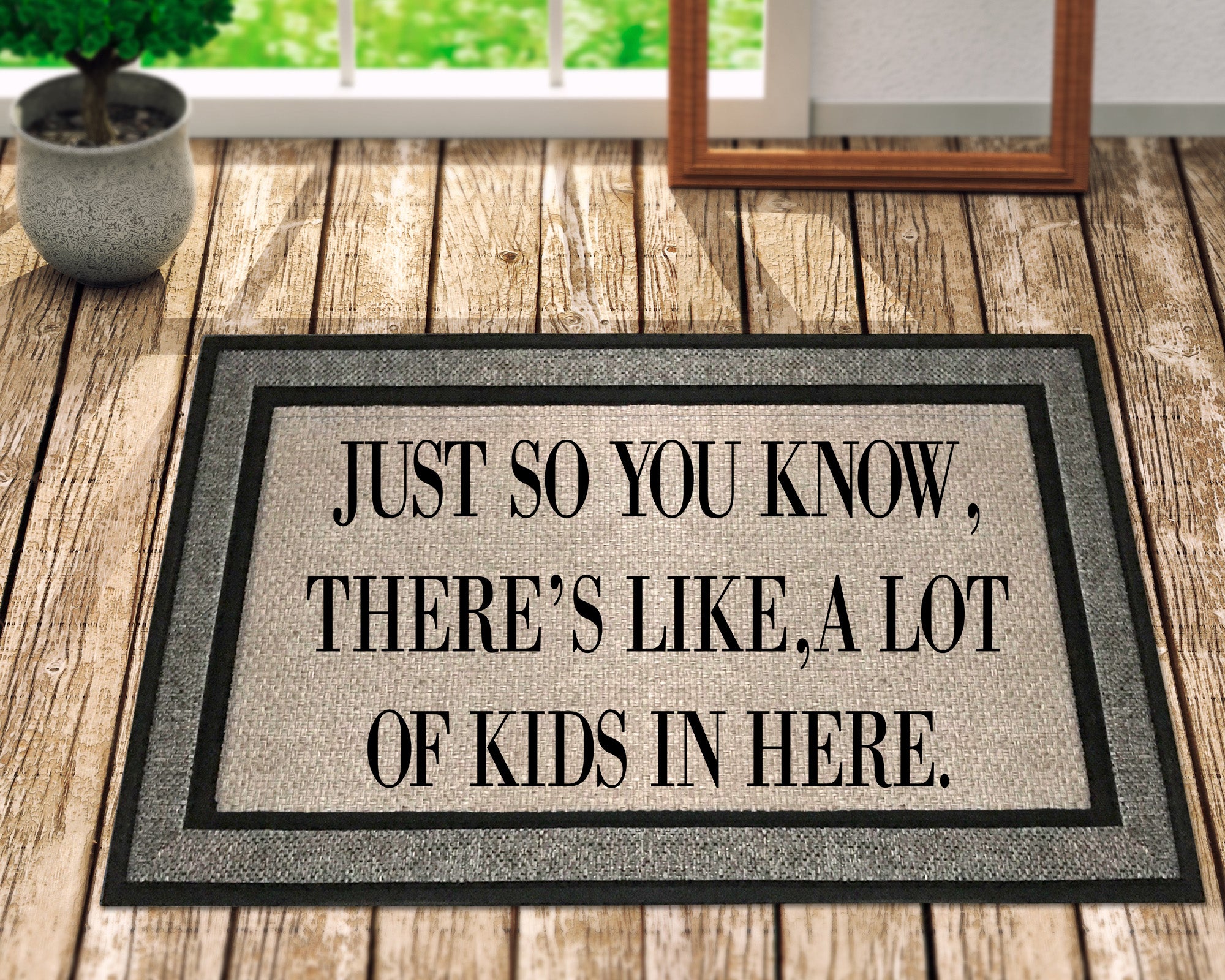 unique welcome mats