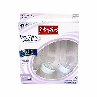 Playtex VentAire Advanced Wide With Slow Flow Nipple Bottles Oz Shop  Feeding At H-E-B