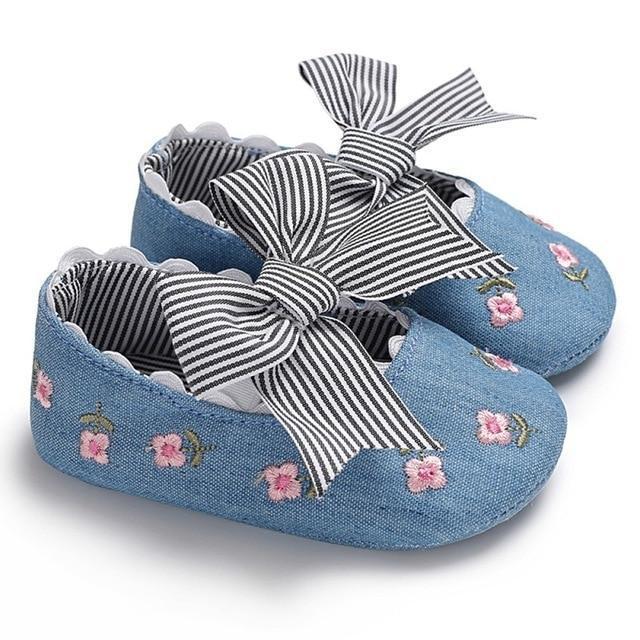 denim shoes for baby girl