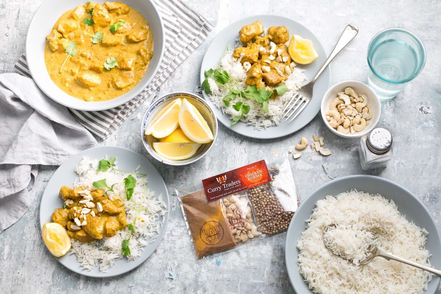 Cook Chicken Korma at home with easy kit
