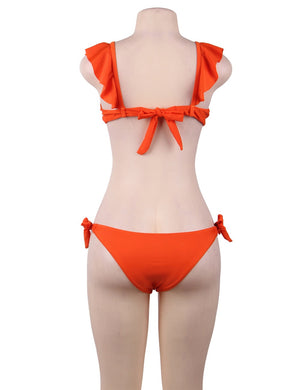 Lila - Ruffle Bikini - skarnoldart, Swimwear, skarnoldart