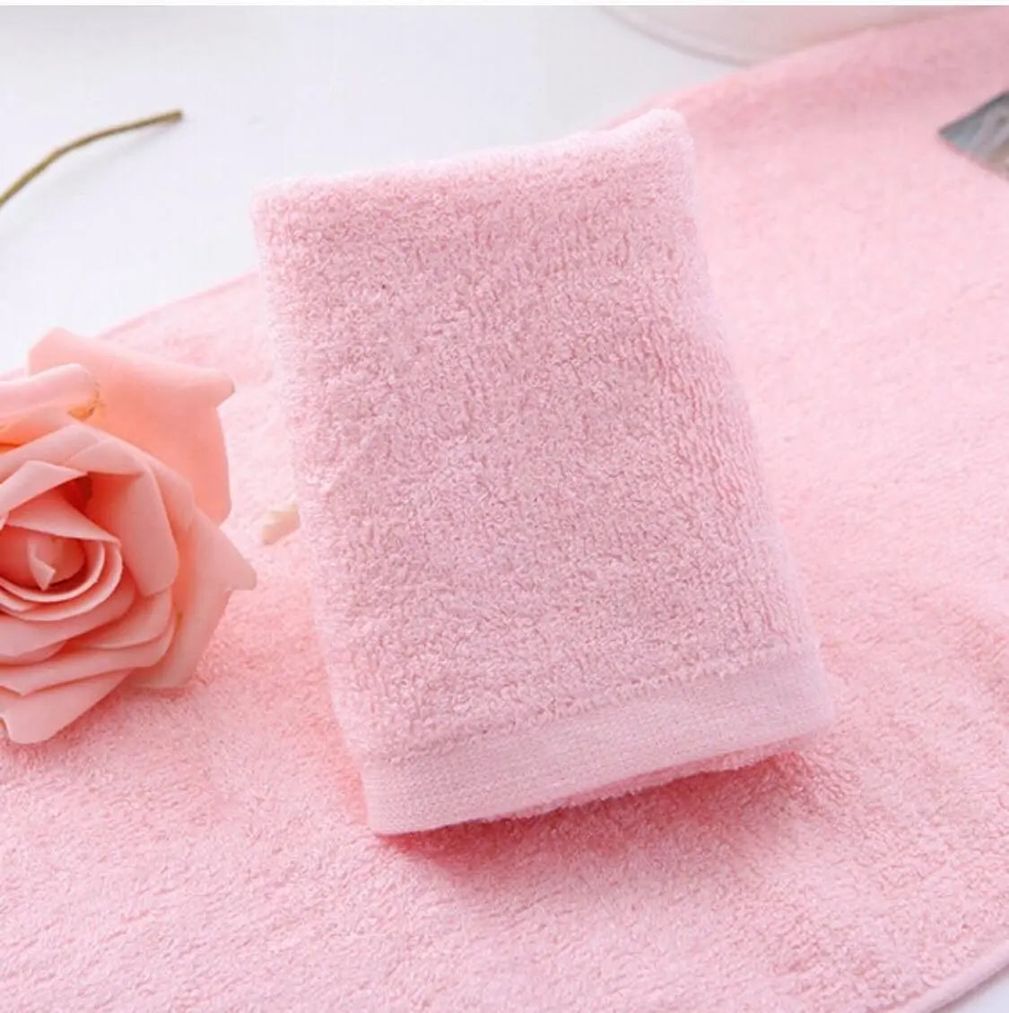 Bamboo Fiber Soft Absorbent Comfortable Medium Towel Face Towel