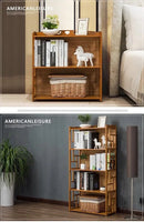 Bamboo Antique Style Cabinet Book Shelf Bookcase Storage Choice Elegant ...