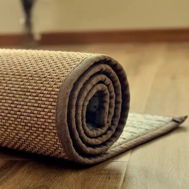 Bamboo Floor Mat Carpet Sheet Rug Yoga Mat Soft Comfort Hall Way Runner
