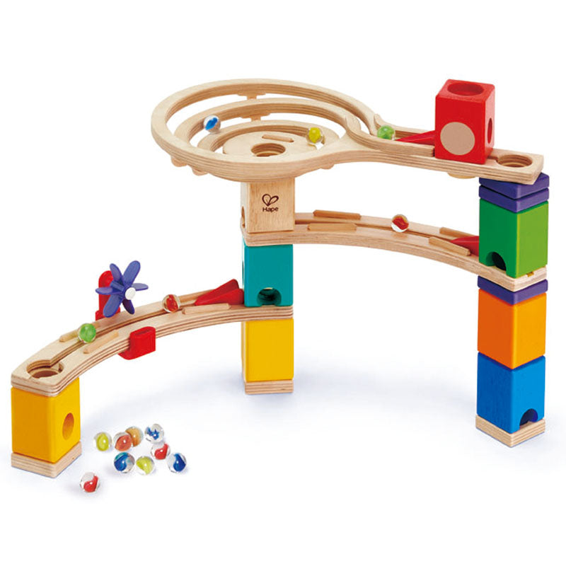 hape quadrilla marble run