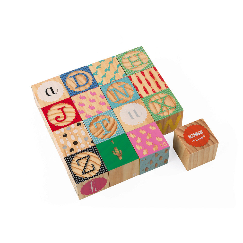 16+ Letters On Wooden Blocks