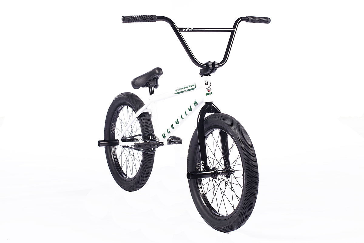 white bmx bike