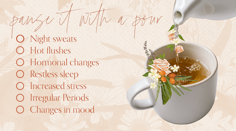 Roogenic Menopause Symptoms Tea Benefits