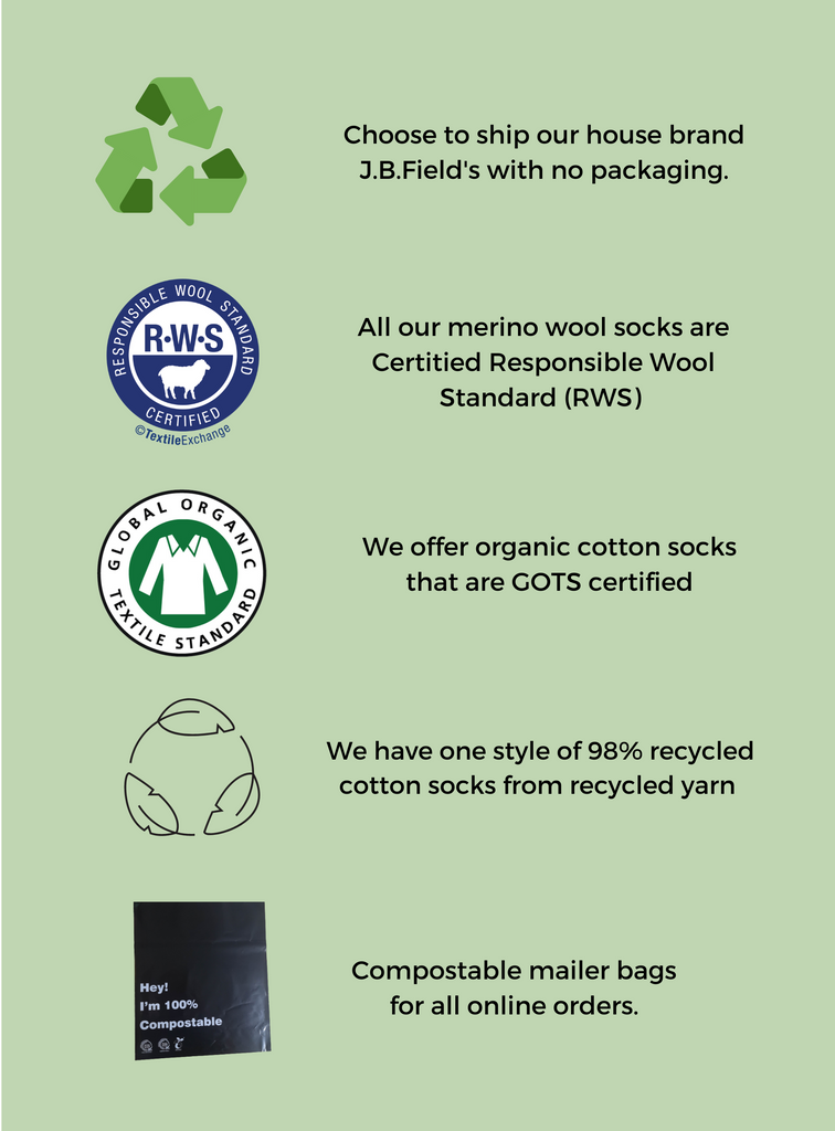sustainable practices at The Great Canadian Sox Co. 