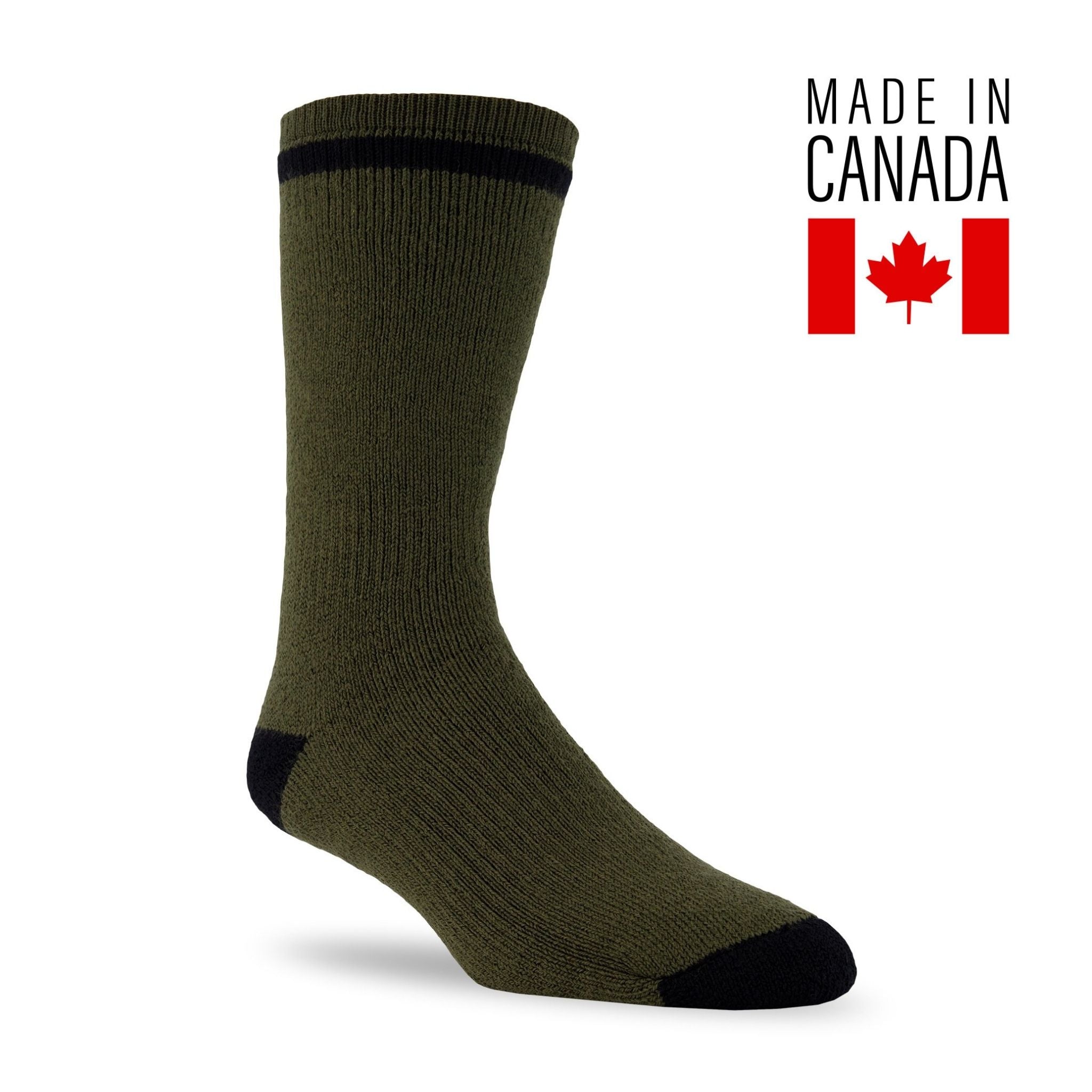 Slipper Sock Olive – Province of Canada