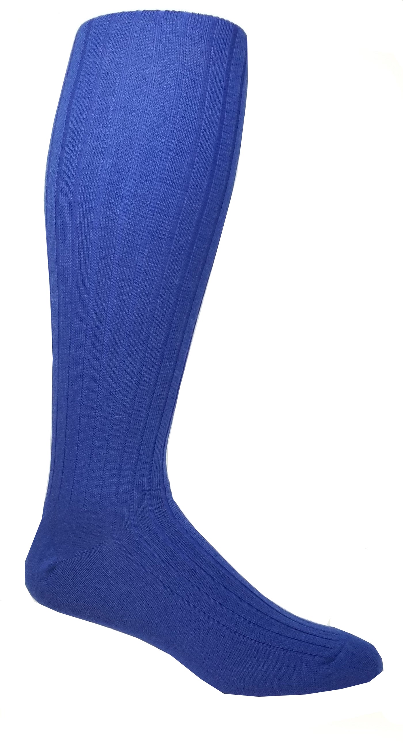 Vagden Men's Bermuda Knee-High Socks with Mercerized Cotton (3 PAIRS)