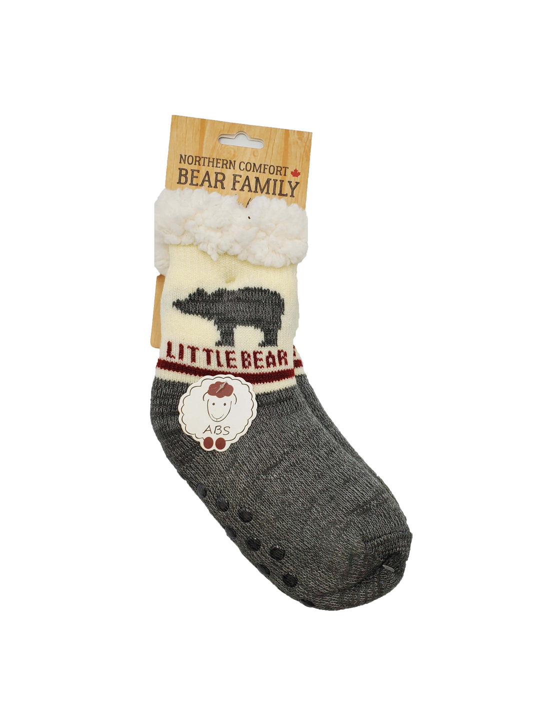 Northern Comfort Infant's Camo Sherpa-Lined Grip Slipper Socks