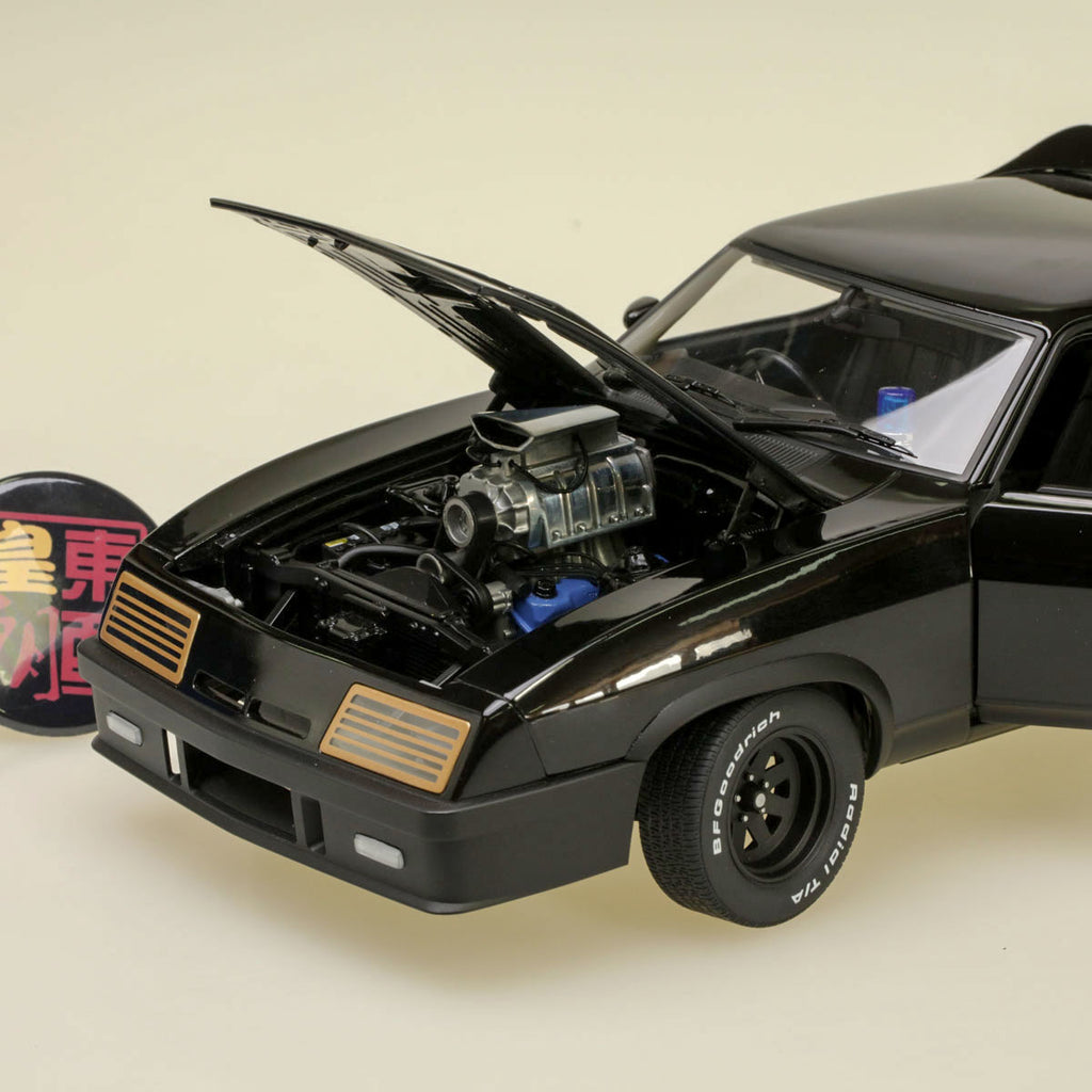 Autoart 118 Ford Xb Falcon Tuned Version Black Interceptor Black Diecast Model Car 72775