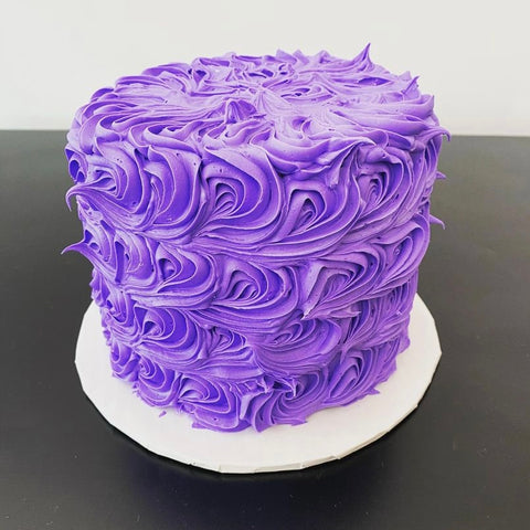 Purple Ombre Rose Cake | Forks In The Road