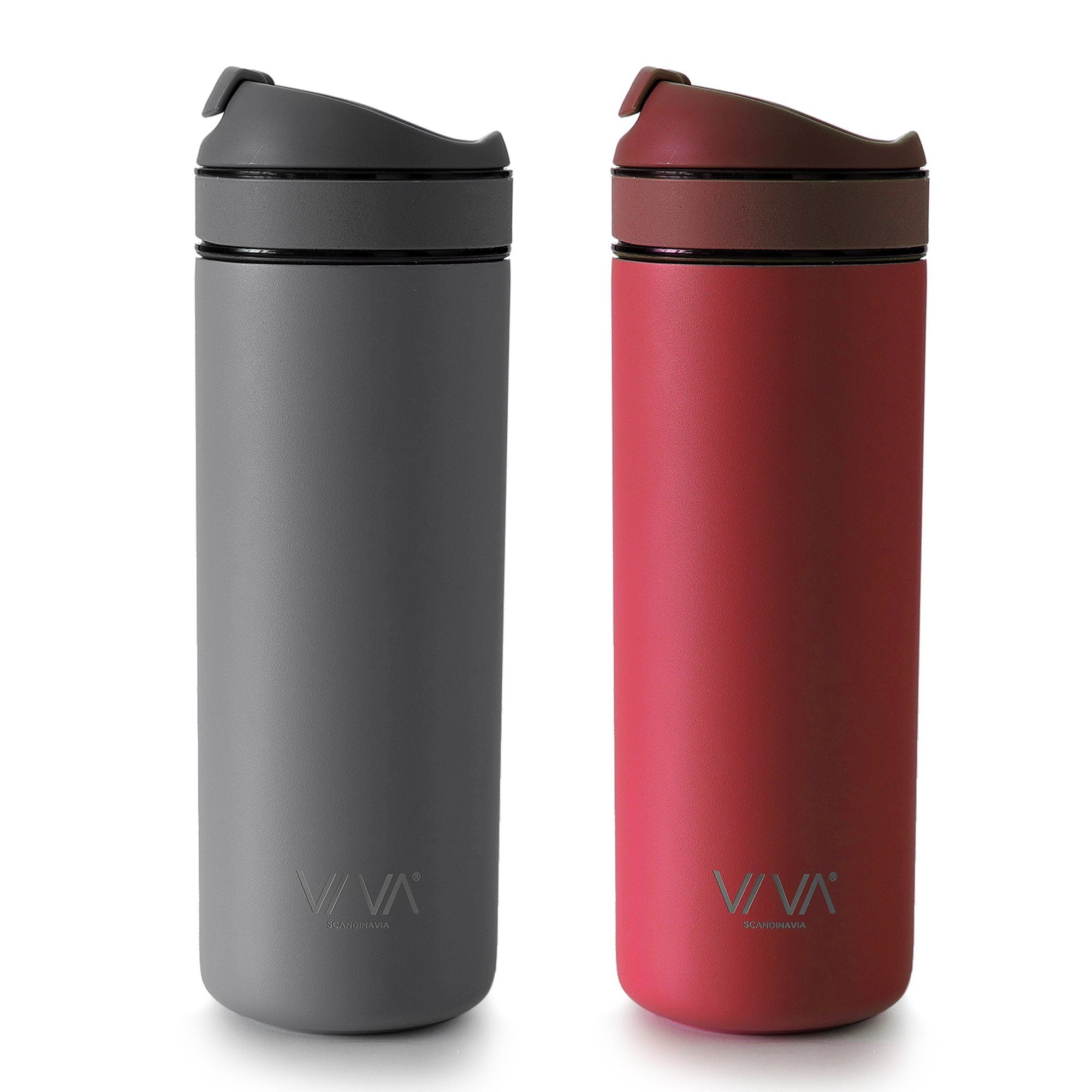 VIVA Recharge PRO Insulated Travel Tea Thermos + Press — Artemis