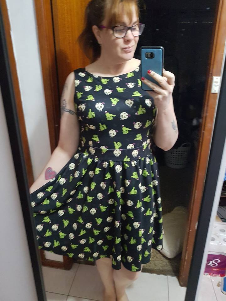 lady vintage tea dress