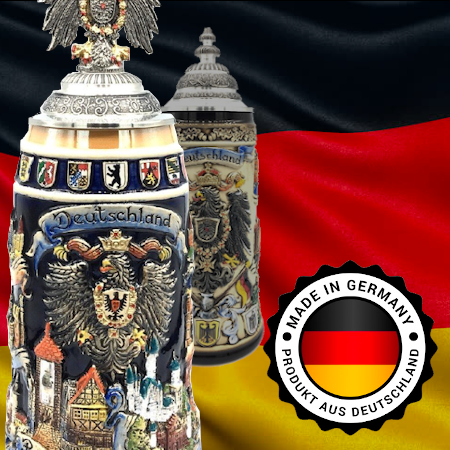 German made beer steins imported from Germany and sold in Australia