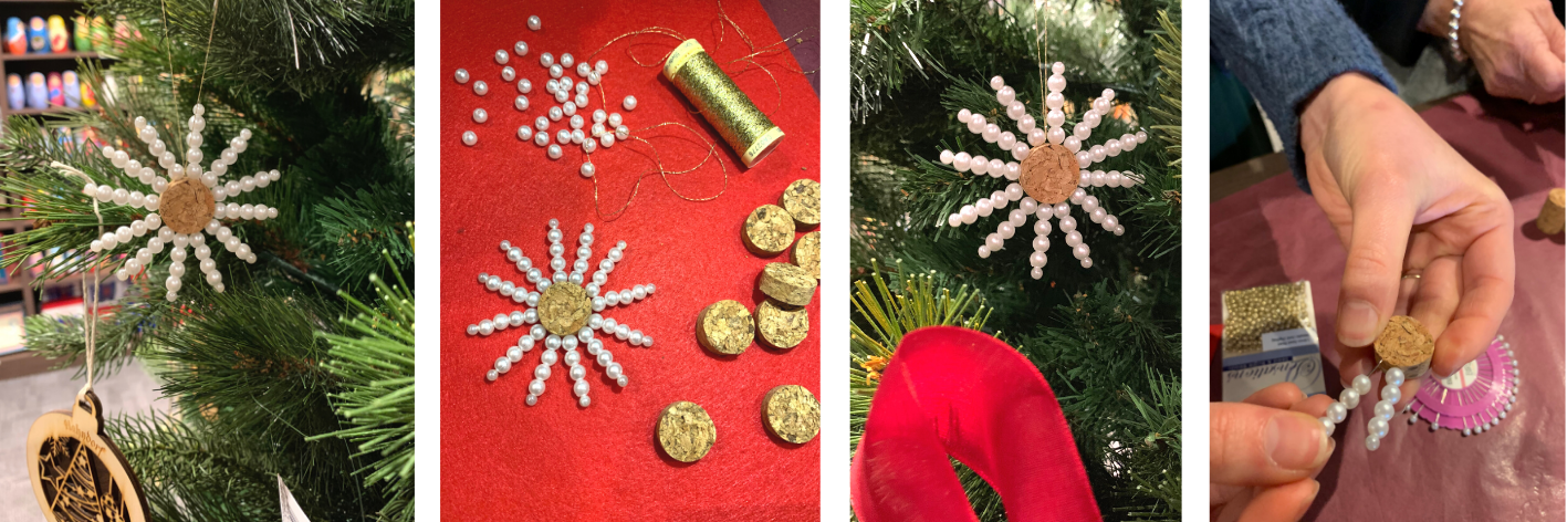 Traditional German Christmas decorations craft