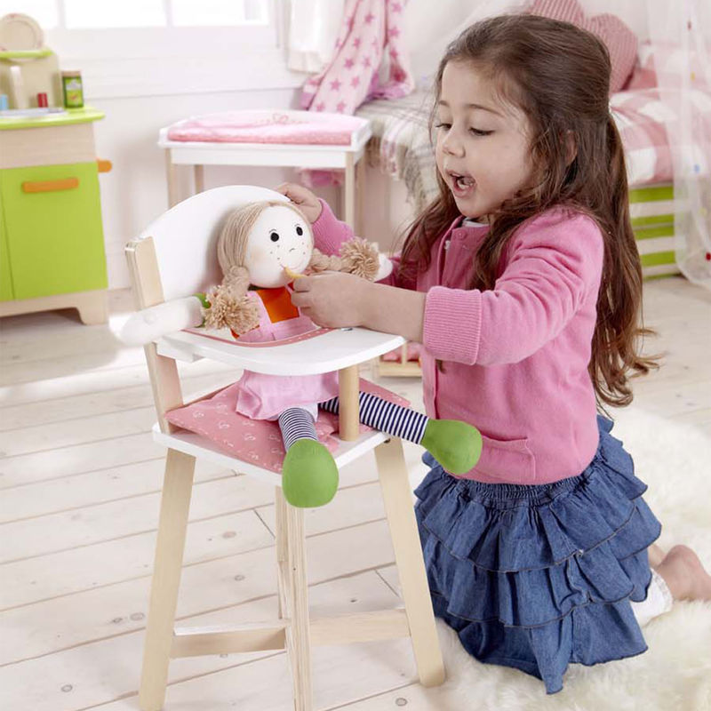 hape high chair toys