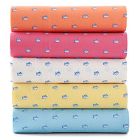 The stack view of the Printed Cotton Sheet Set by Southern Tide