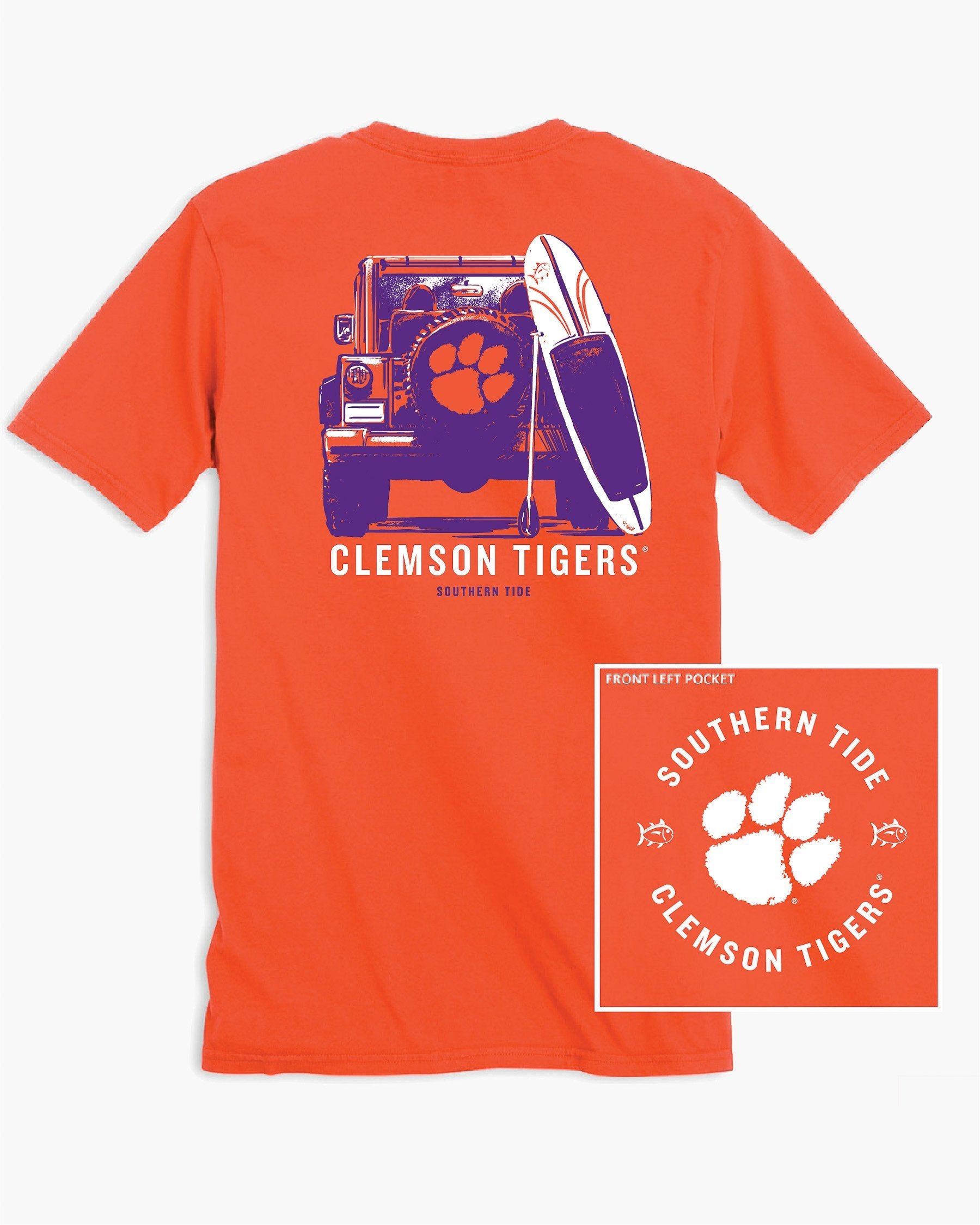 Clemson Tigers Road Trip Short Sleeve T-Shirt