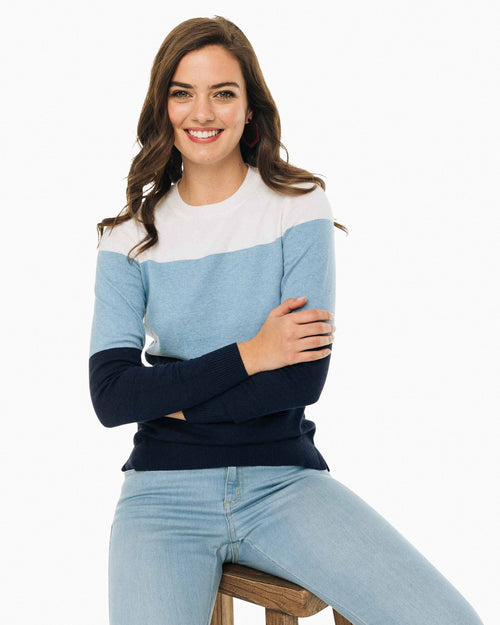 Women's Striped Crew Neck Sweater | Southern Tide